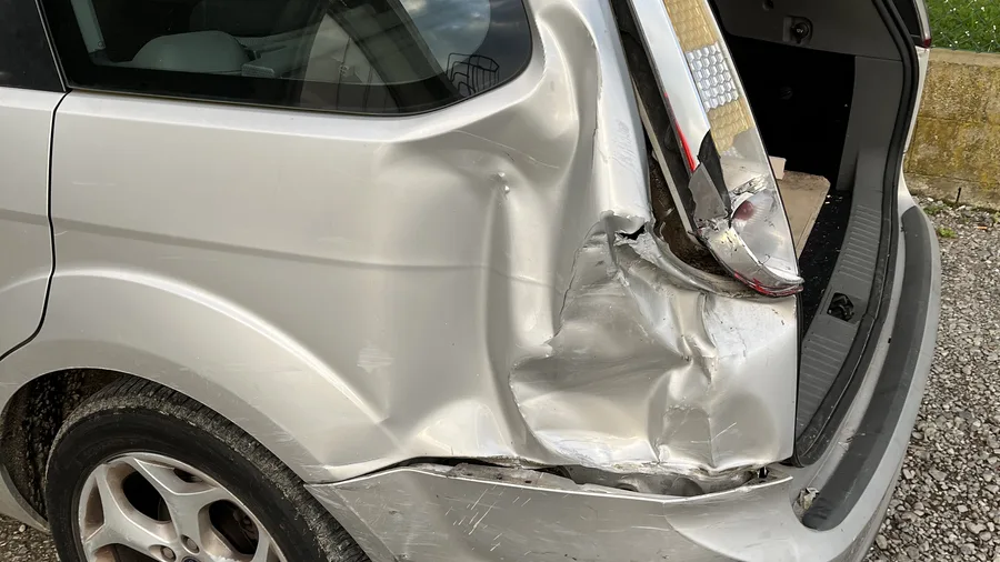 Urto posteriore - prima immagine