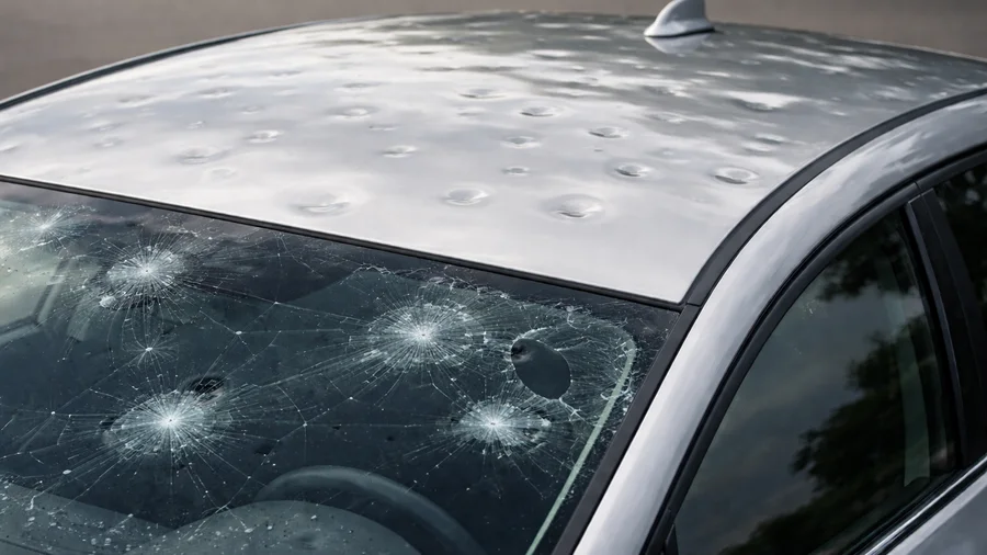 Danni da grandine - esempio